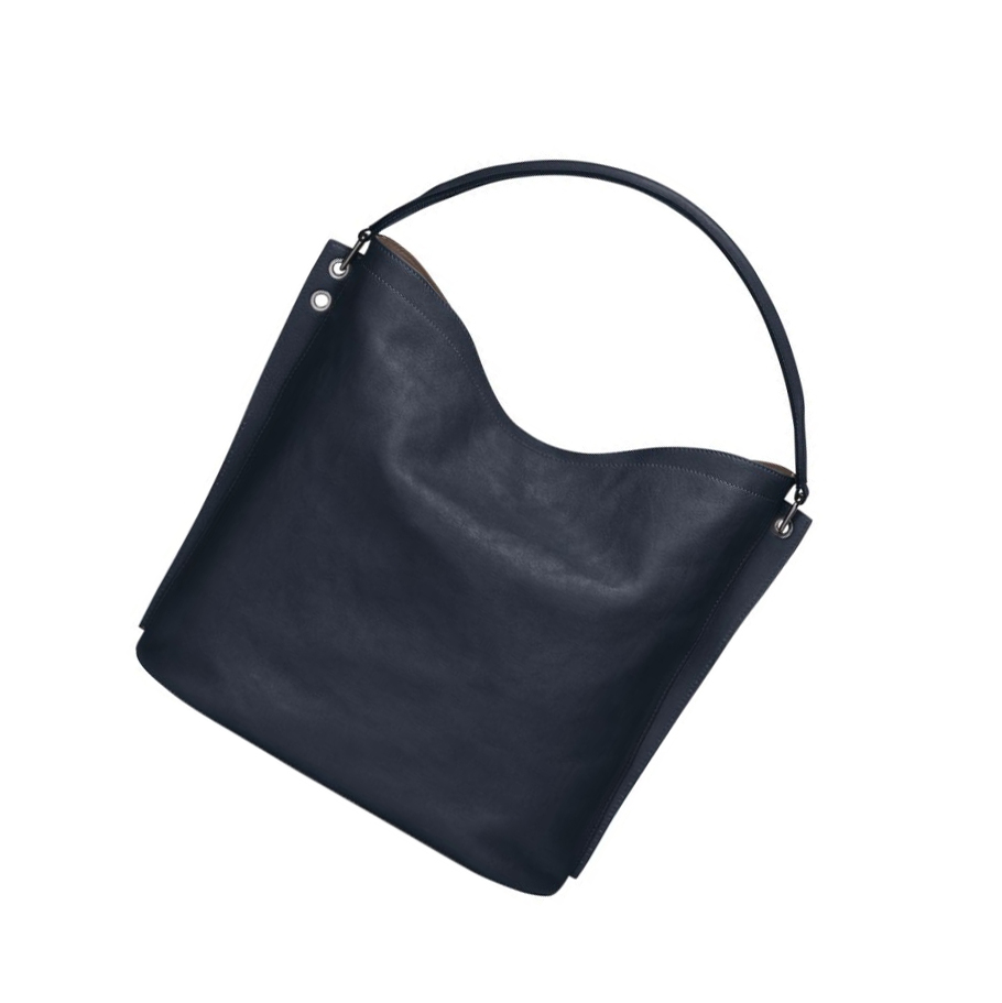 Longchamp 3D Schultertaschen Damen Blau | CH-79VHSID