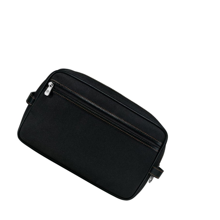 Longchamp Boxford Kulturbeutel Damen Schwarz | CH-43NKWAO