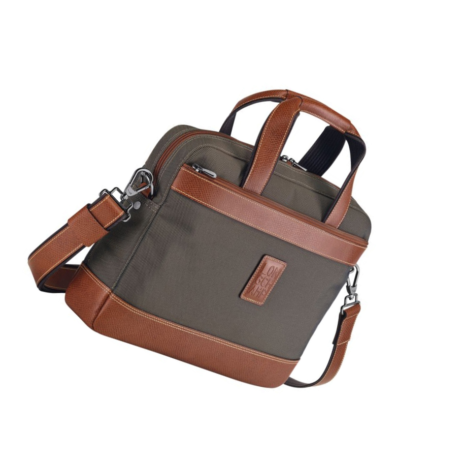 Longchamp Boxford S Aktentaschen Herren Braun | CH-57RBUNW