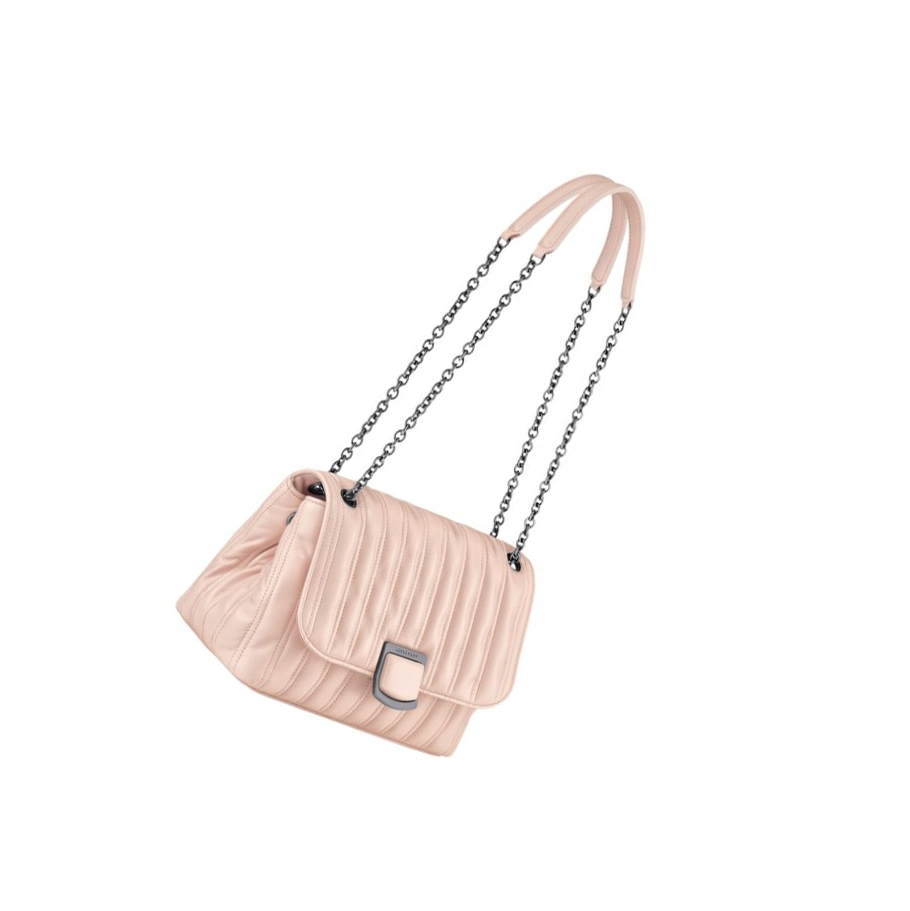 Longchamp Brioche M crossbody taschen Damen Hellrosa | CH-51QWYDU