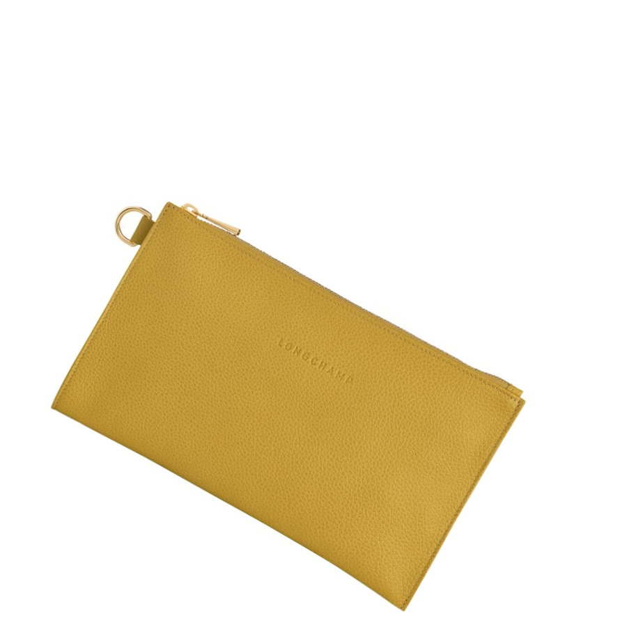 Longchamp Le Foulonné Beuteltasche Damen Gelb | CH-05PQNJT