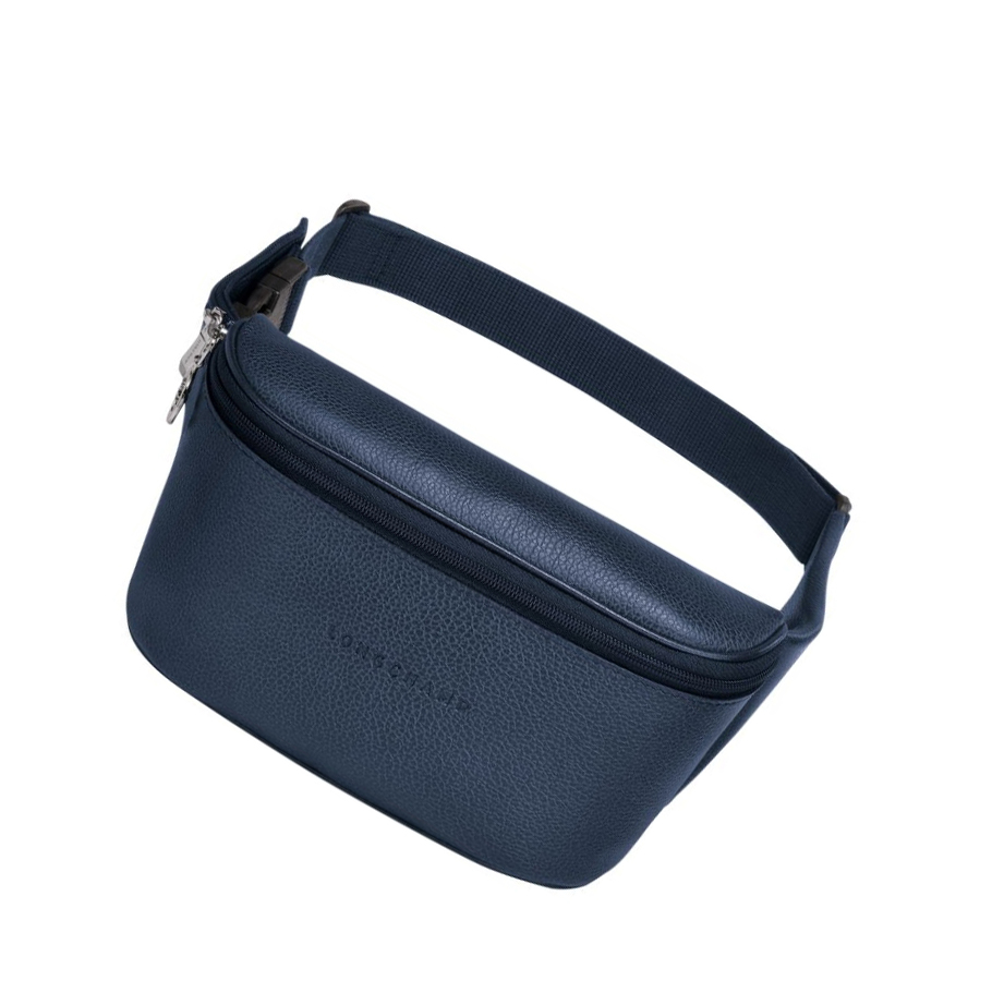 Longchamp Le Foulonné Gürteltasche Herren Navy | CH-02YWQFO
