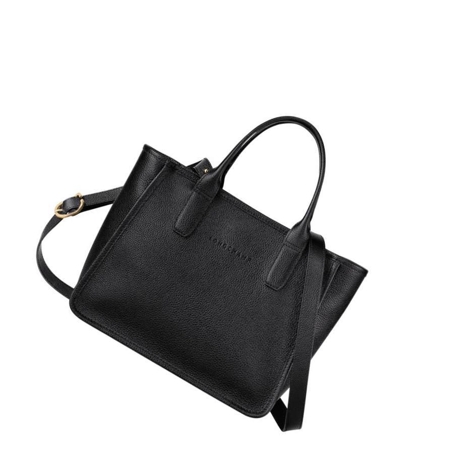 Longchamp Le Foulonné Handtasche Damen Schwarz | CH-14BDHSJ
