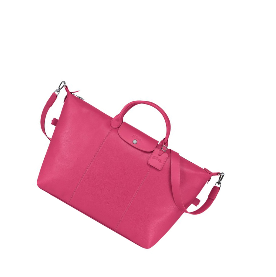 Longchamp Le Foulonné L Reisetaschen Damen Rosa | CH-03AKUON