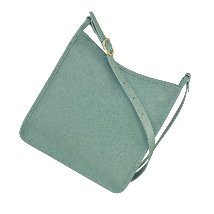 Longchamp Le Foulonné L crossbody taschen Damen Blau | CH-59DEPYQ
