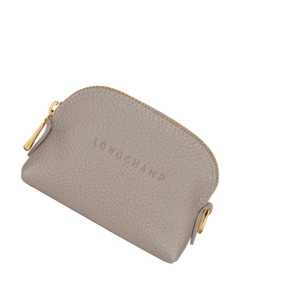 Longchamp Le Foulonné Münzgeldbörsen Damen Grau | CH-97AUFYW