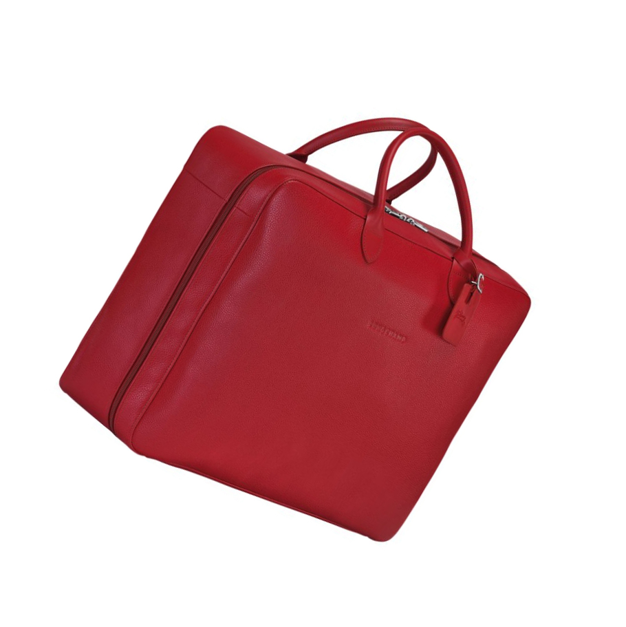 Longchamp Le Foulonné Reisetaschen Herren Rot | CH-43QJKDS