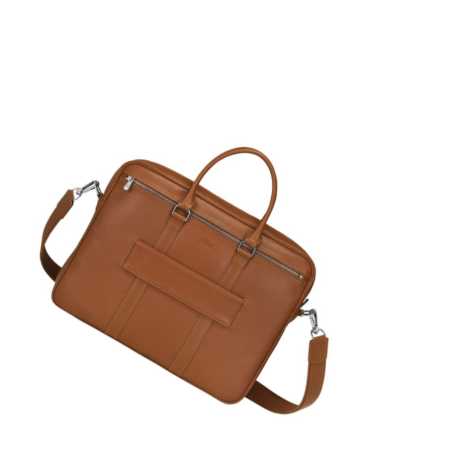 Longchamp Le Foulonné S Aktentaschen Damen Braun | CH-97BPQZJ
