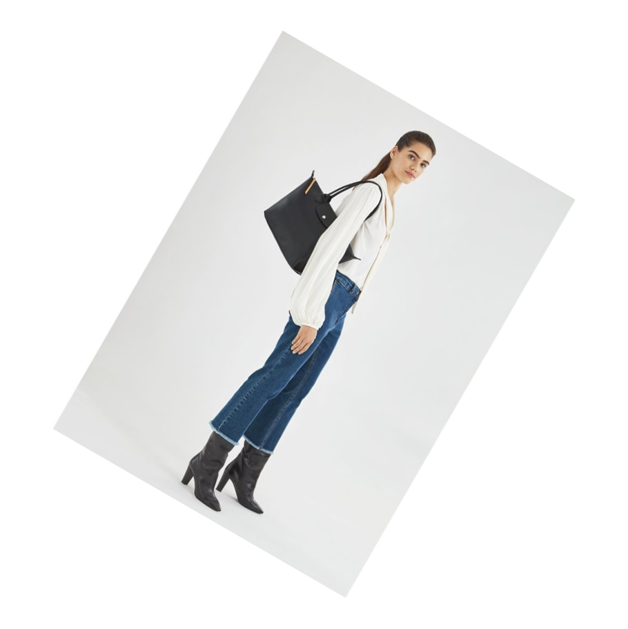 Longchamp Le Pliage City S Shopper Damen Schwarz | CH-24FORZQ
