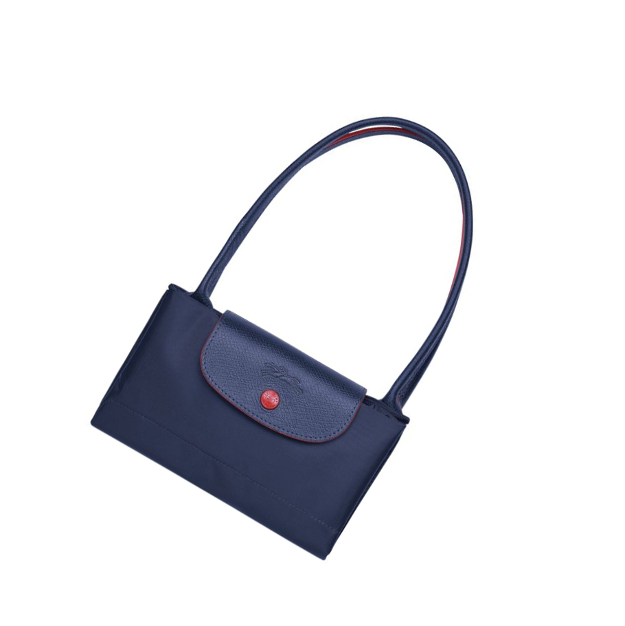 Longchamp Le Pliage Club S Schultertaschen Damen Navy | CH-46GUSQH