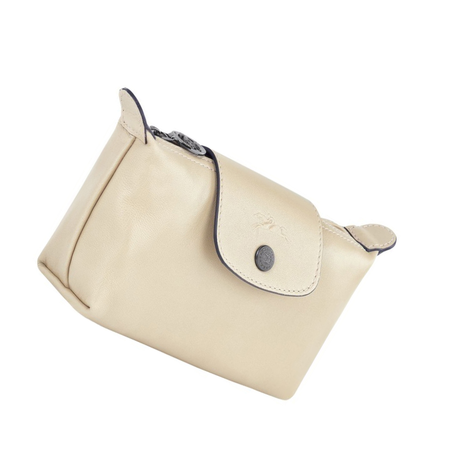 Longchamp Le Pliage Cuir Beuteltasche Damen Beige | CH-40DGBSZ