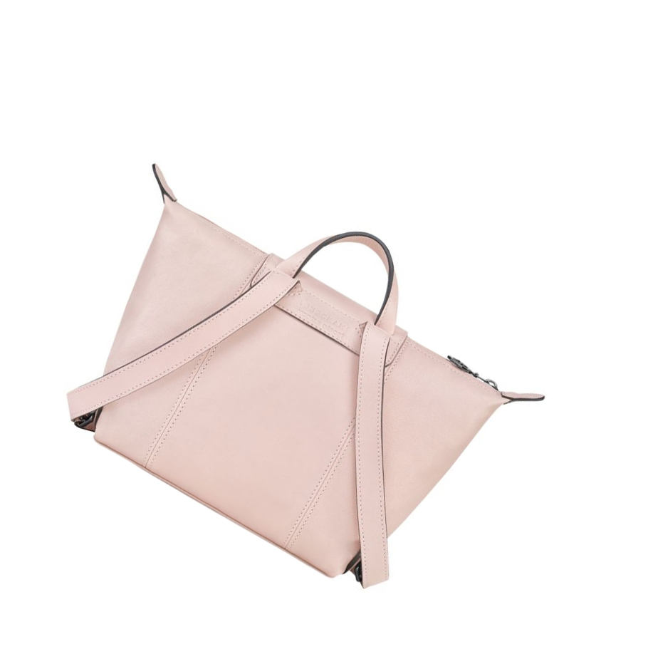 Longchamp Le Pliage Cuir Rucksäcke Damen Rosa | CH-07BKJAH