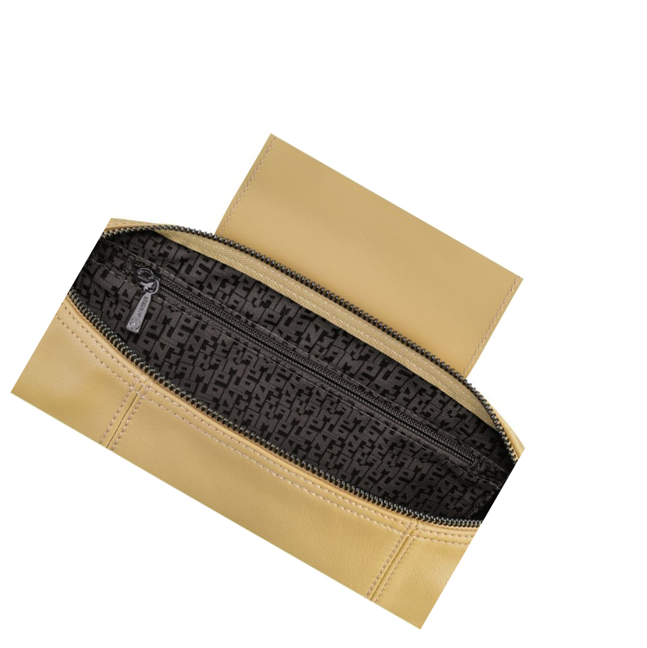 Longchamp Le Pliage Cuir Rucksäcke Damen Beige | CH-48OLBFU