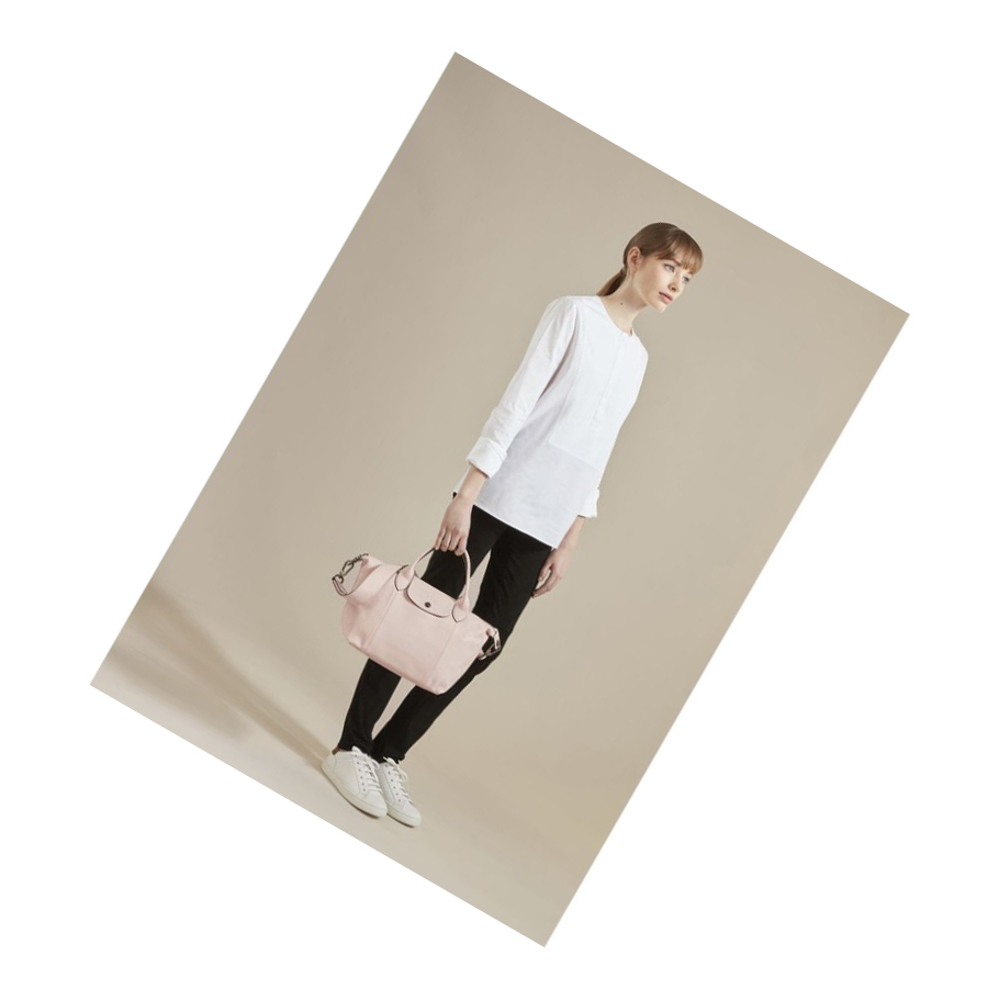 Longchamp Le Pliage Cuir S Handtasche Damen Rosa | CH-41LBSWC