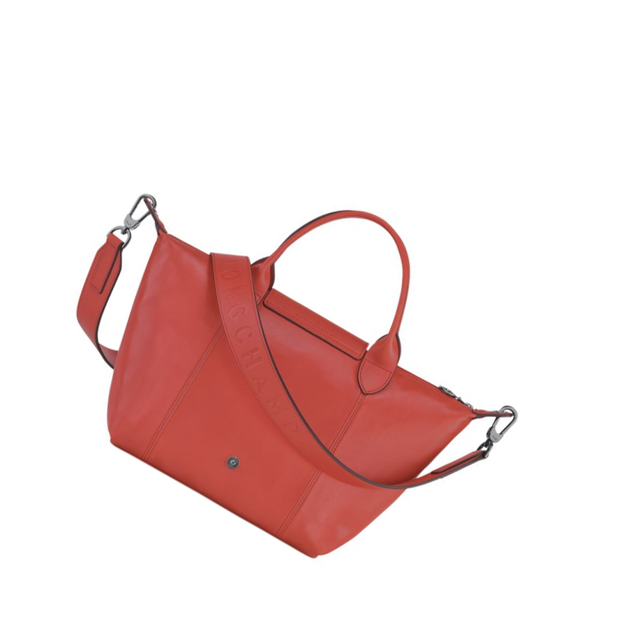 Longchamp Le Pliage Cuir S Handtasche Damen Rot | CH-50VEKYN
