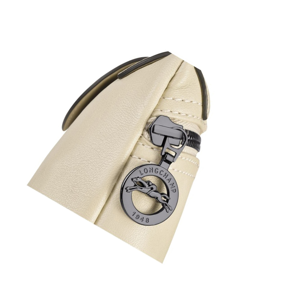Longchamp Le Pliage Cuir crossbody taschen Damen Beige | CH-15RAPFG