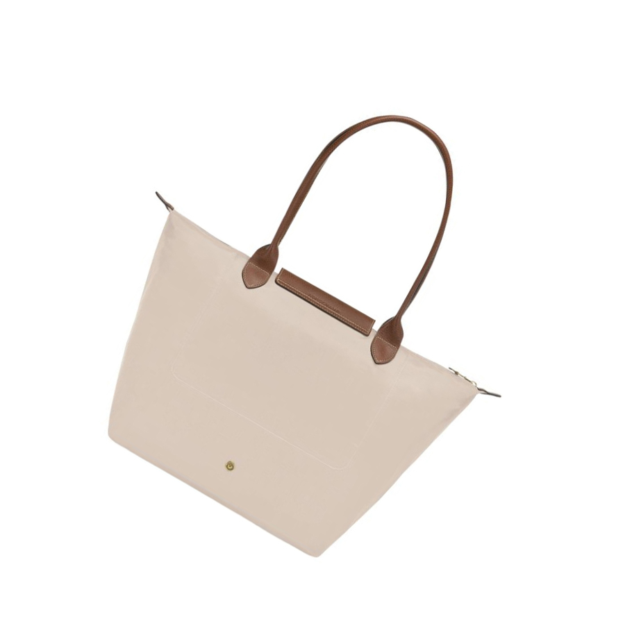 Longchamp Le Pliage Original L Schultertaschen Damen Beige | CH-38JRHIK