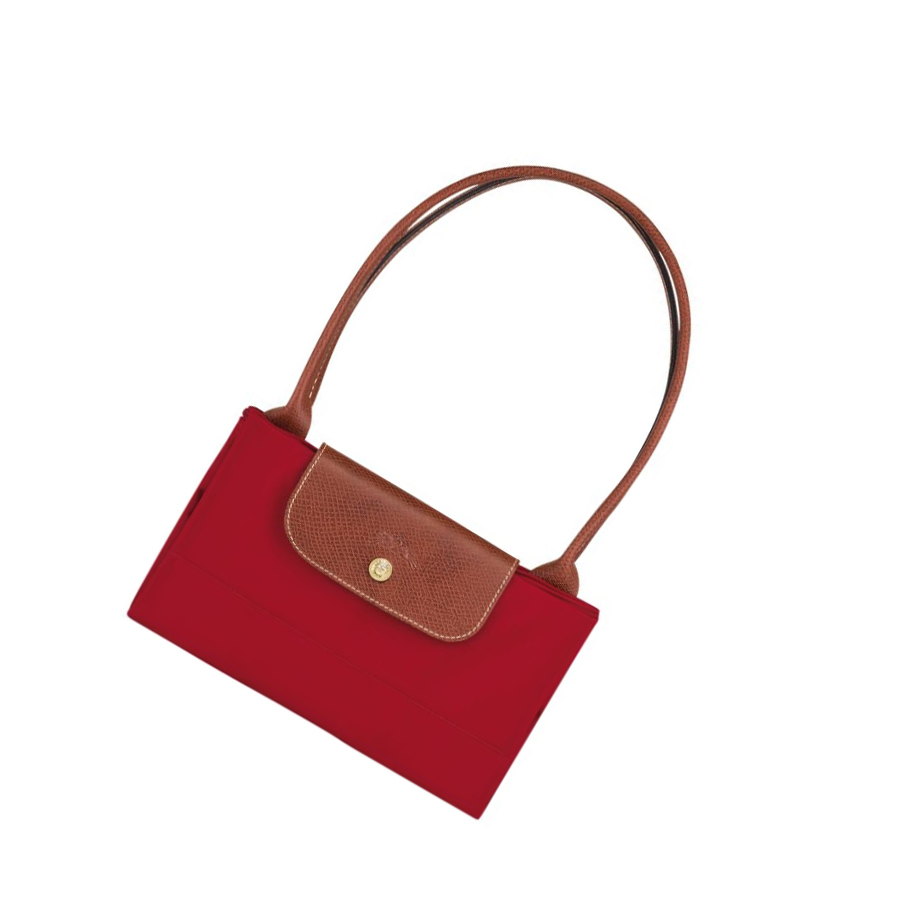 Longchamp Le Pliage Original L Schultertaschen Damen Rot | CH-51CEKQX