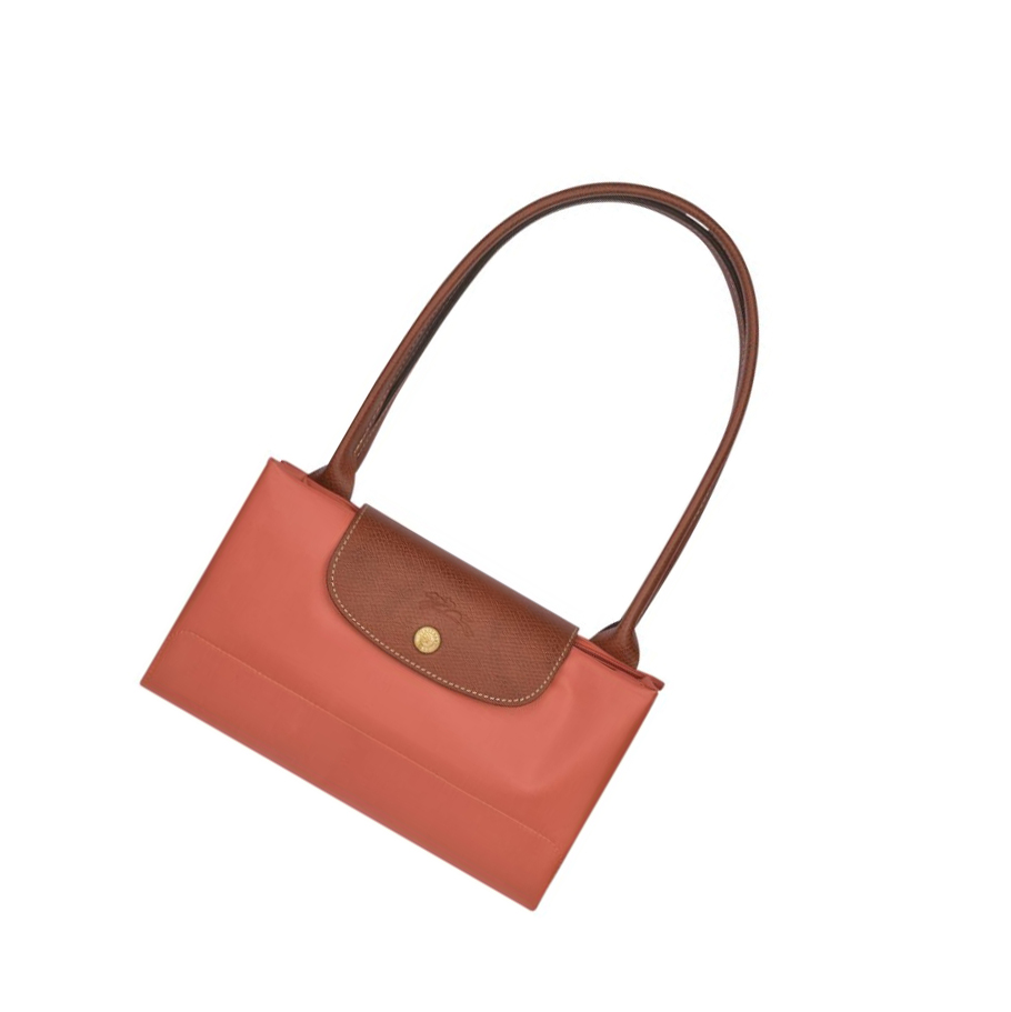 Longchamp Le Pliage Original L Schultertaschen Damen Rosa | CH-94GDEOQ