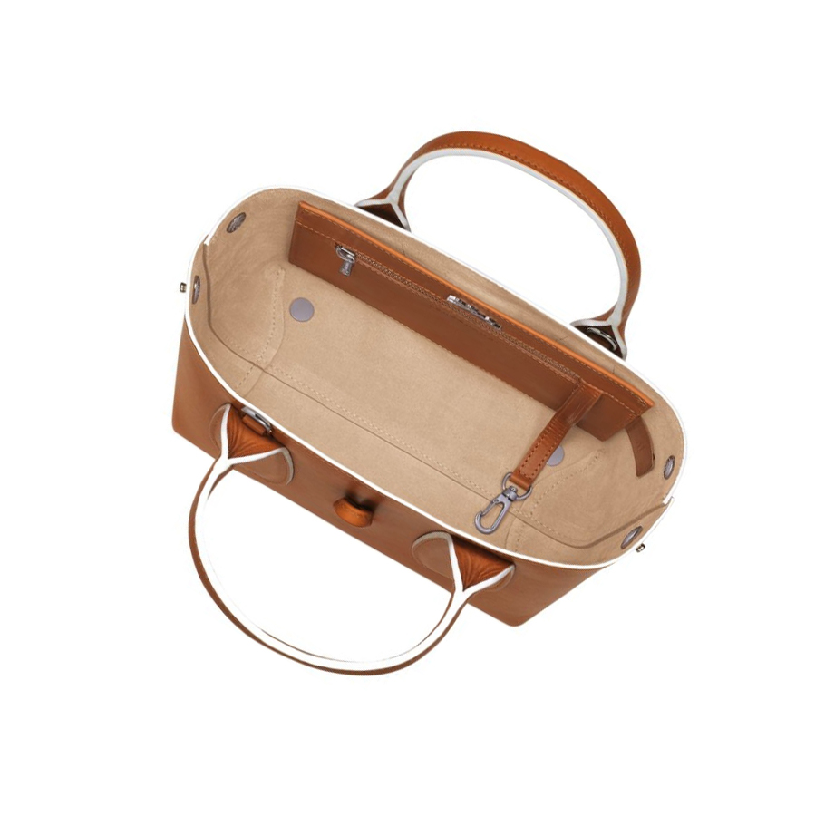 Longchamp Roseau S Handtasche Damen Braun | CH-75PYUCE