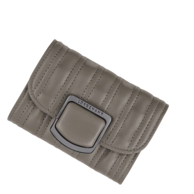 Longchamp Brioche Kartenhalter Damen Grau | CH-47KQRXE