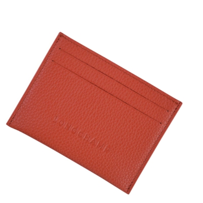 Longchamp Le Foulonné Kartenhalter Herren Rosa | CH-02GMLIB