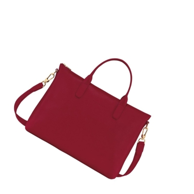 Longchamp Le Foulonné S Aktentaschen Herren Rot | CH-15OSMAV