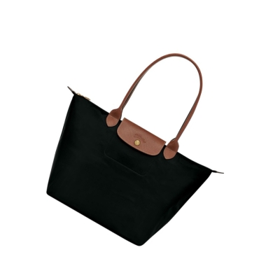 Longchamp Le Pliage Original L Schultertaschen Damen Schwarz | CH-01RJDZG