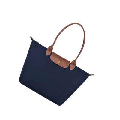 Longchamp Le Pliage Original L Schultertaschen Damen Navy | CH-34VSDHU