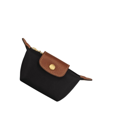Longchamp Le Pliage Original Münzgeldbörsen Damen Schwarz | CH-64NVGDT