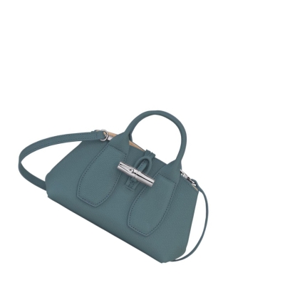 Longchamp Roseau XS Handtasche Damen Blau | CH-85XOBIJ